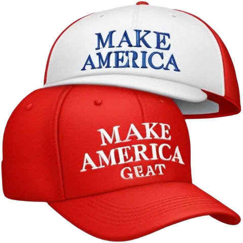 make america great again hat emoji