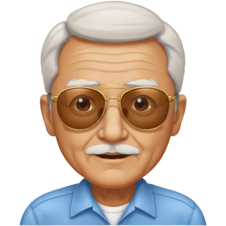 elderly man with sunglasses emoji
