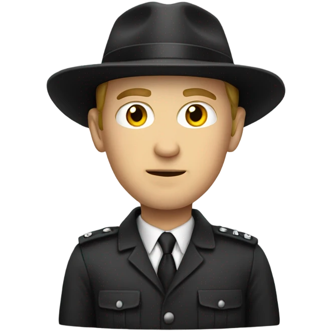 White male spy emoji