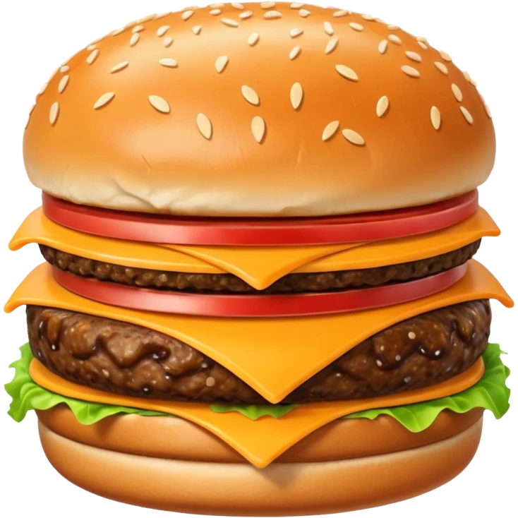 hamburguesa con cheddar emoji