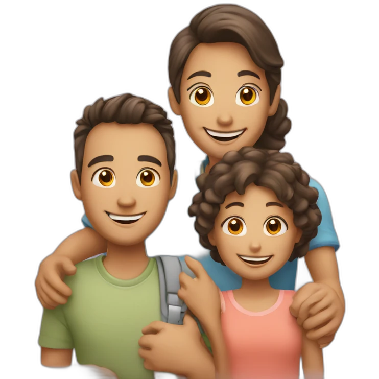 happy-family-of-5-smiling-together emoji