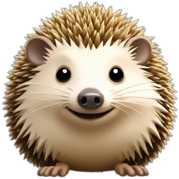 Hedgehog hodl Bitcoin emoji