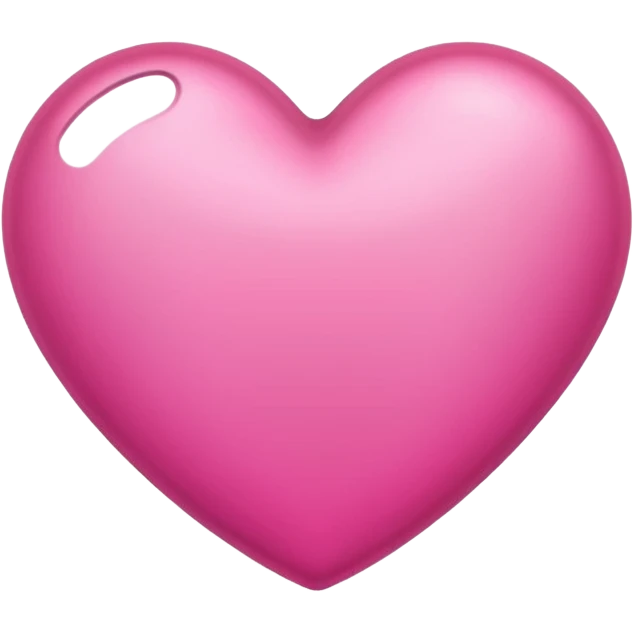 heart with a metallic pink finish emoji