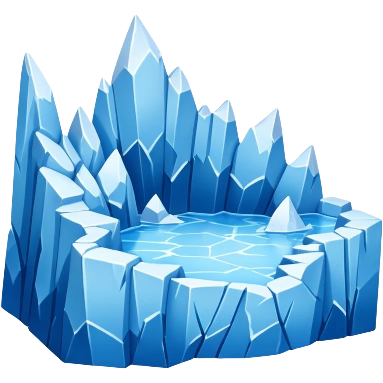 Broken ice shelf emoji