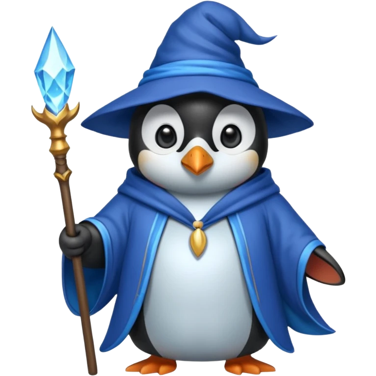 Penguin Wizard emoji