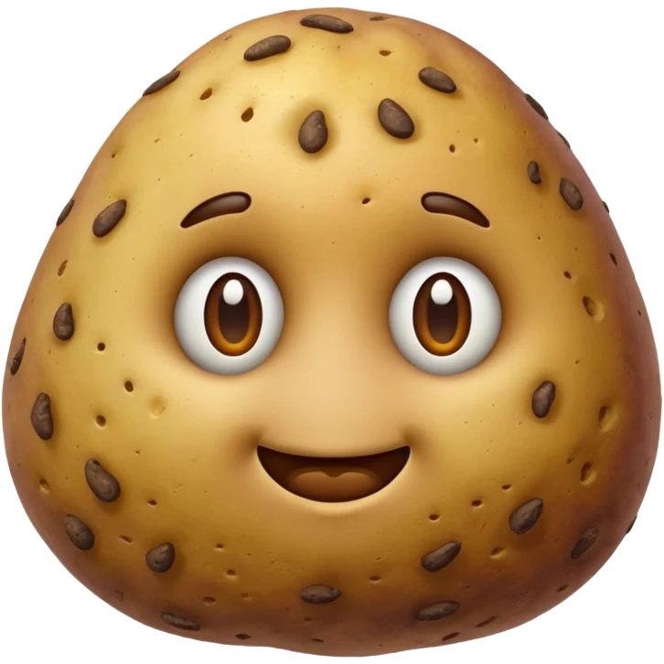 POTATO WITH NO FFACE emoji