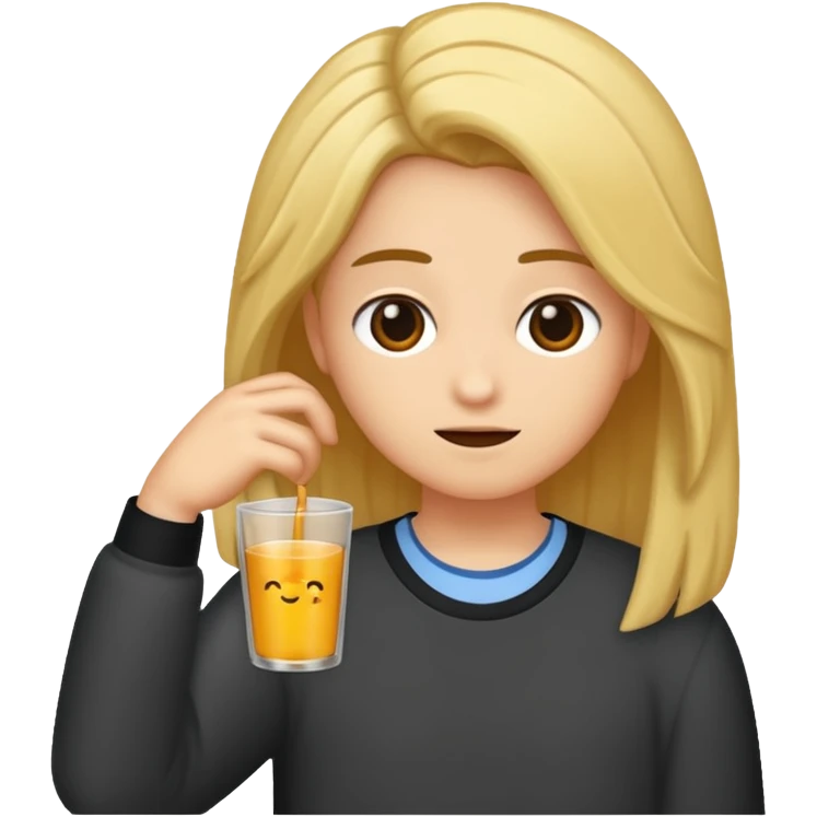 Like a 😏 like tucking its hair ..dont put hair tho emoji