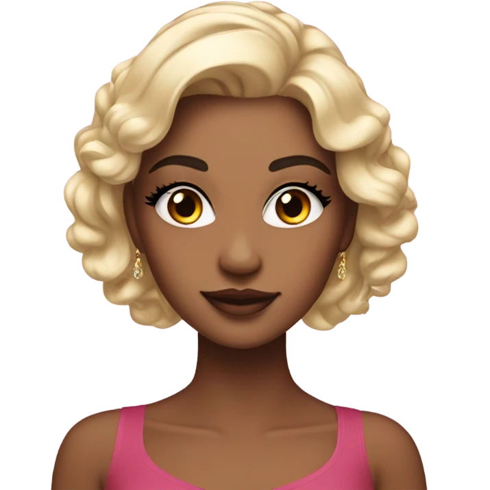 Rich girl,make up,lashes emoji