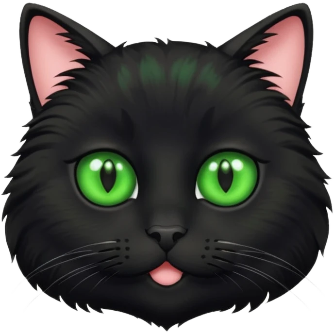 Black cat face 🐈‍⬛ emoji