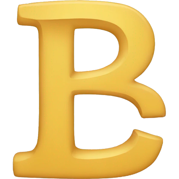 letter "b" emoji