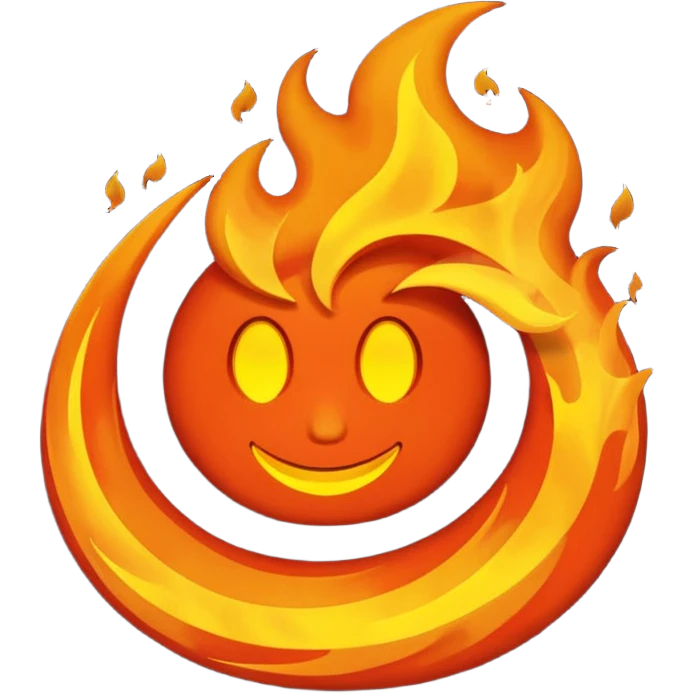 pitch black fire emoji