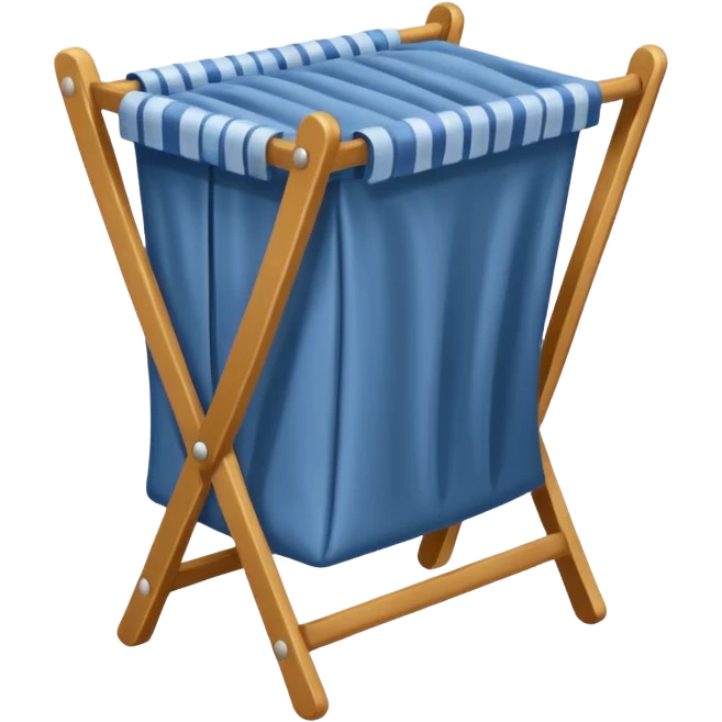 clothes hamper with legs emoji