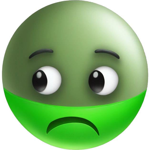 Green ball inside tic Mark  emoji