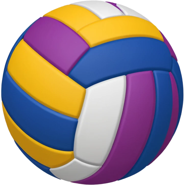 colorful volleyball ball emoji