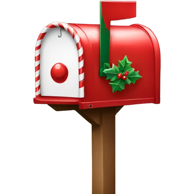 Christmas mailbox emoji