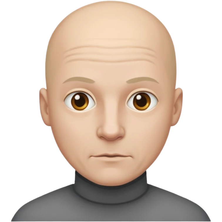 bald powder white skinned man emoji
