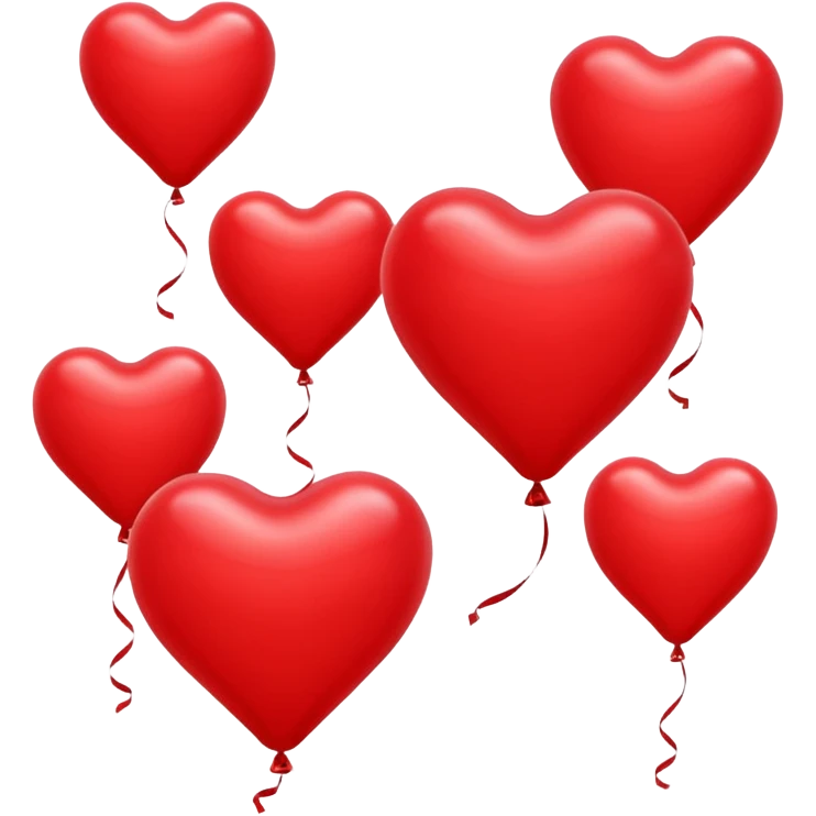 heart balloons emoji