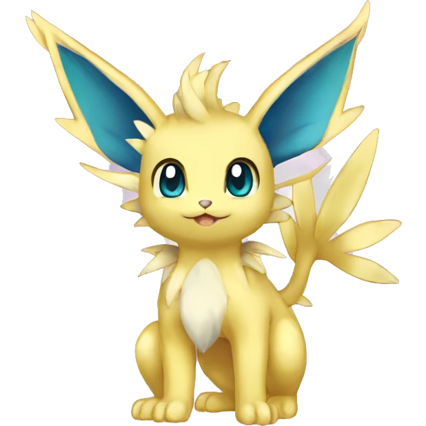 Shiny-Eeveelution-Cute-Fakemon-Dragon-Pokémon-fusion full body emoji