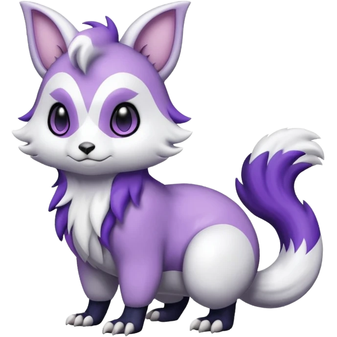 Shiny Furret-Absol-Noibat-Hybrid (Full body) emoji