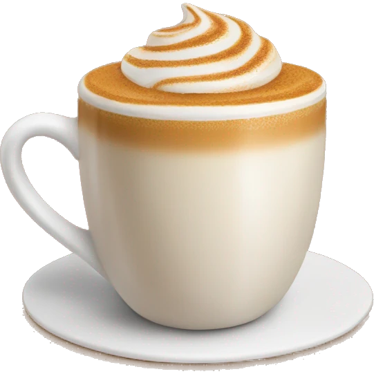 Pumpkin spice latte emoji
