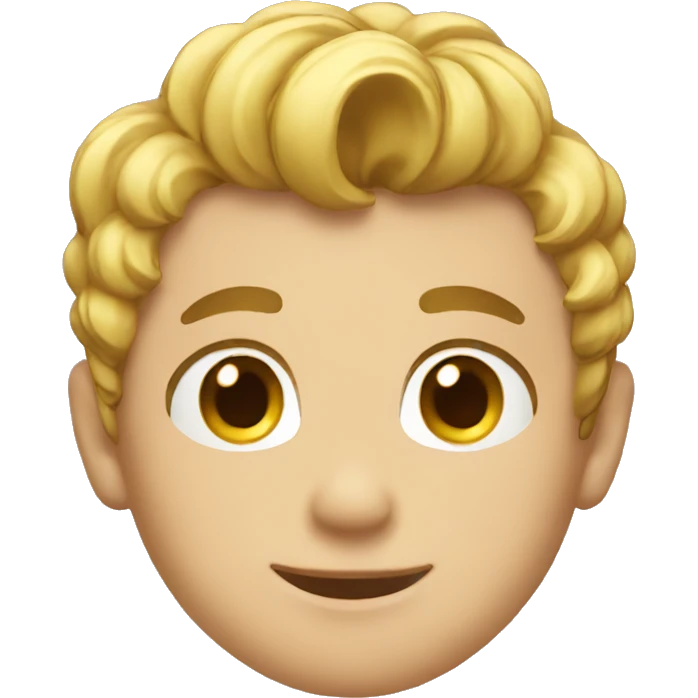 Handsome rich boy nice hairstyle  emoji