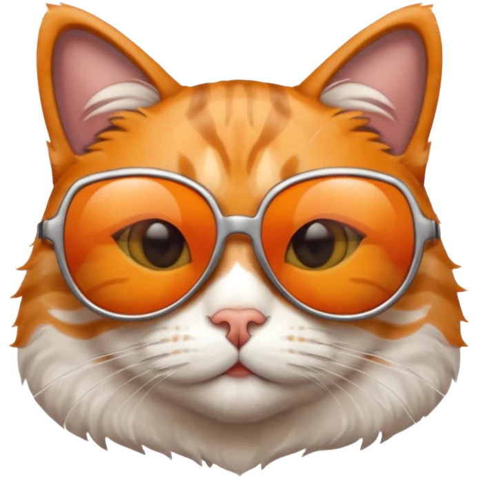 Cat wearing sunglasses emoji