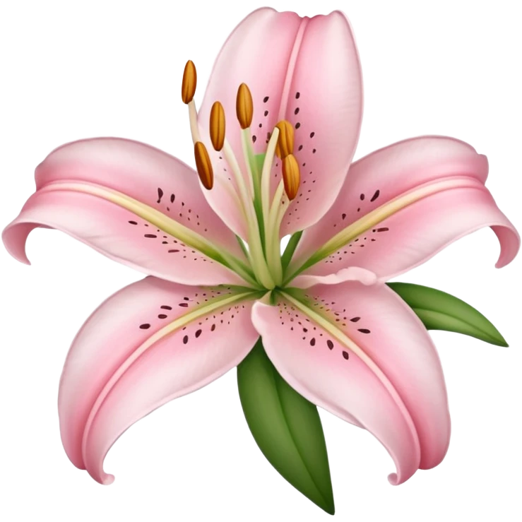 light pink lilium emoji