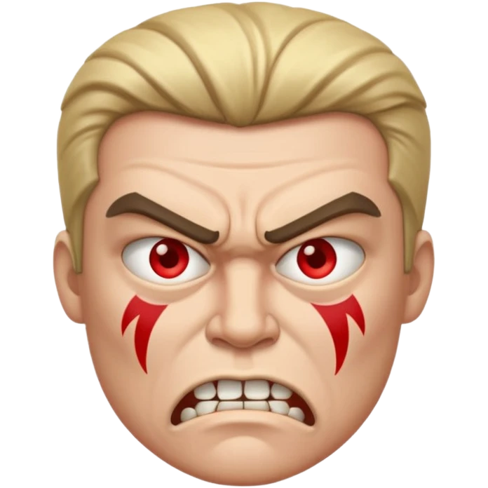 angry face with symbols on mouth emoji
