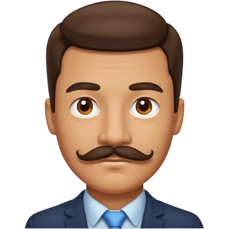 Adolf Hitler moustache carré  emoji