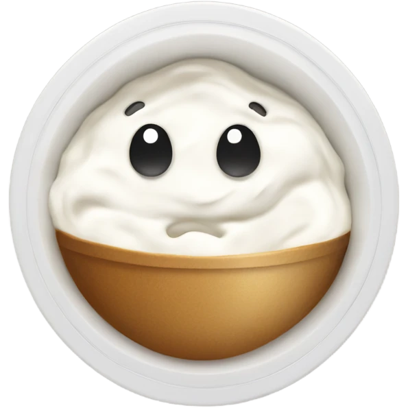 Yoghurt bowl emoji