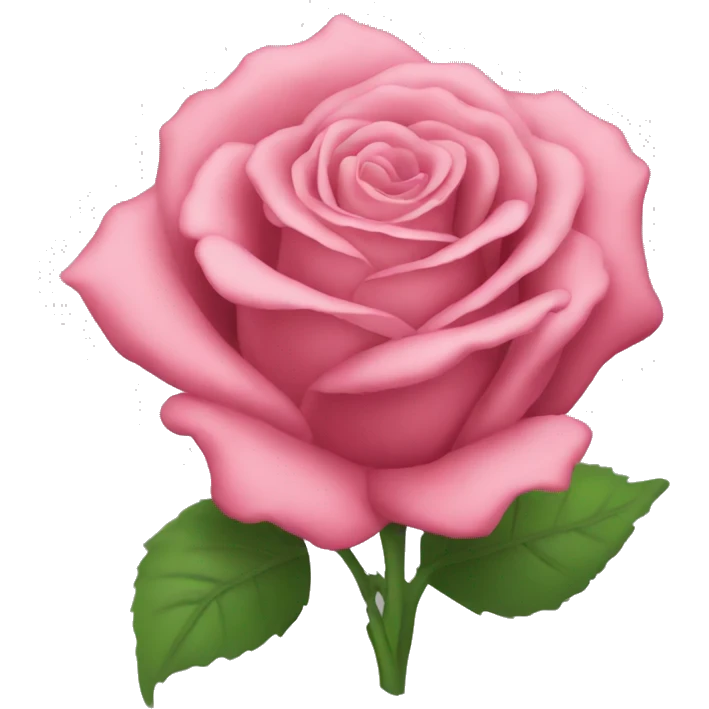 a cartoonized rose emoji