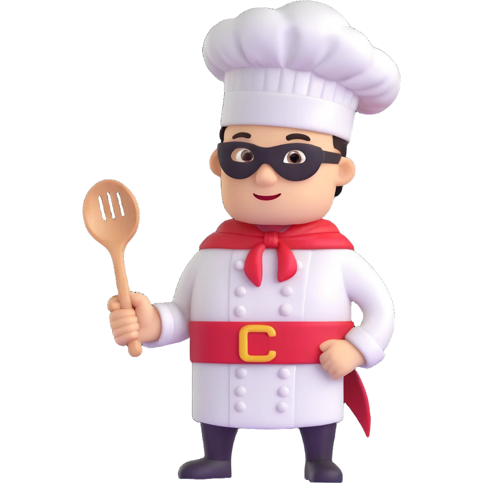 superhero chef  emoji