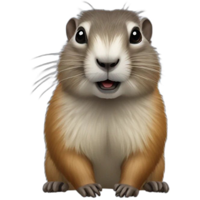 marmotte sur phoque emoji