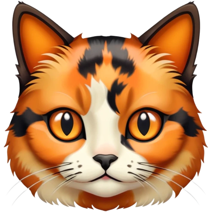 Tortoiseshell cat emoji