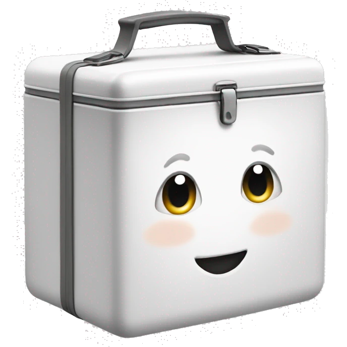 White lunch box emoji