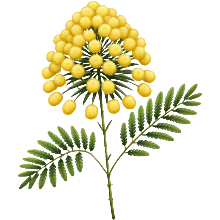 Mimosa flower  emoji