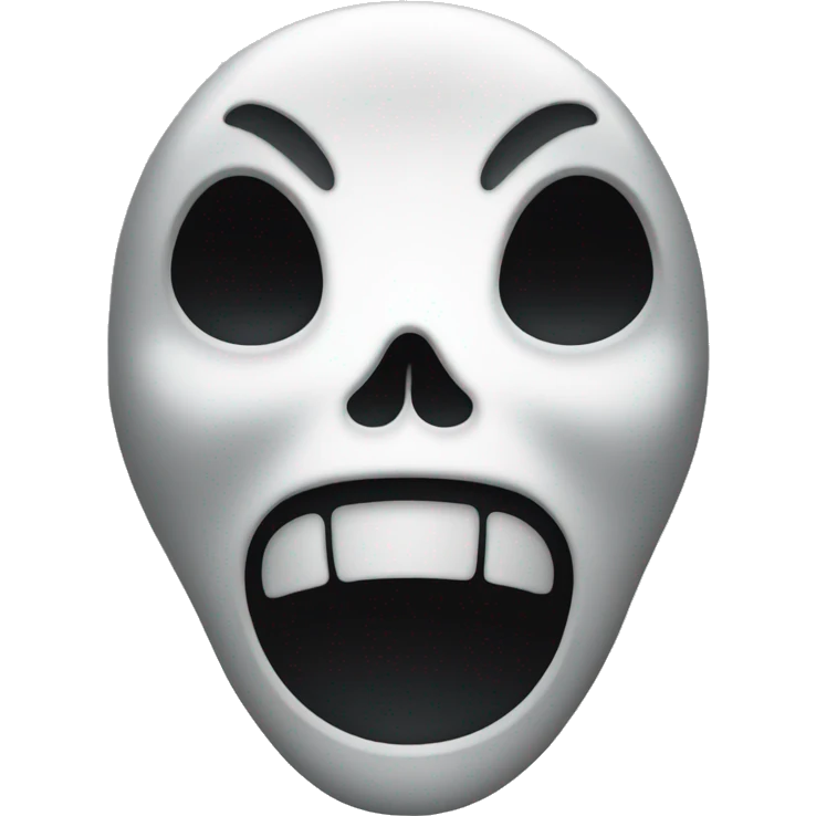ghost face scream movie emoji