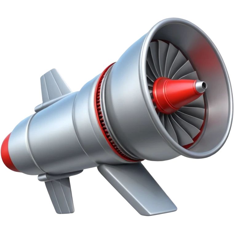 Generate a jet engine for the Russian drone "Geranium-3" emoji