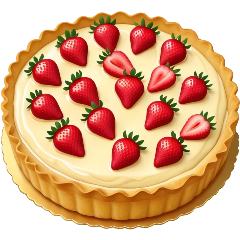 tarte au fraise emoji