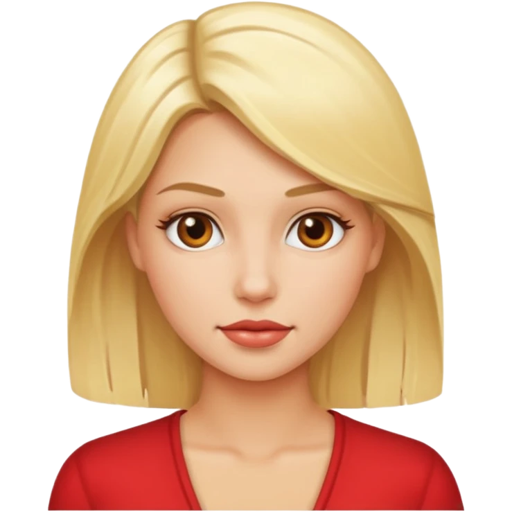 hot blondie  emoji