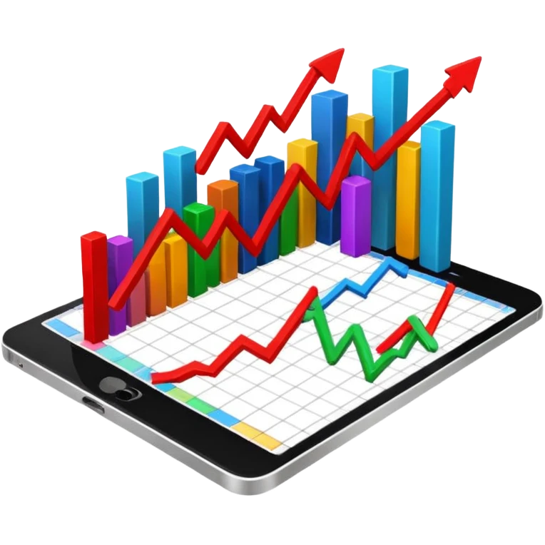 charts trading emoji