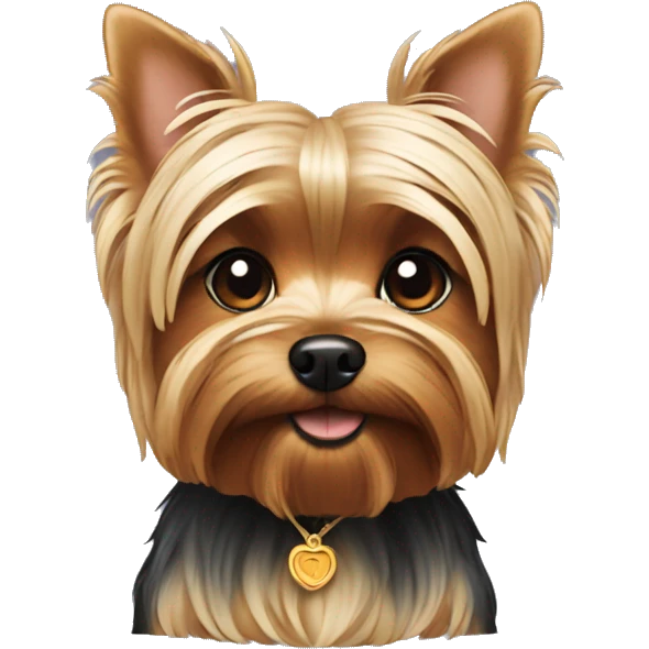 yorkshire terrier rich emoji
