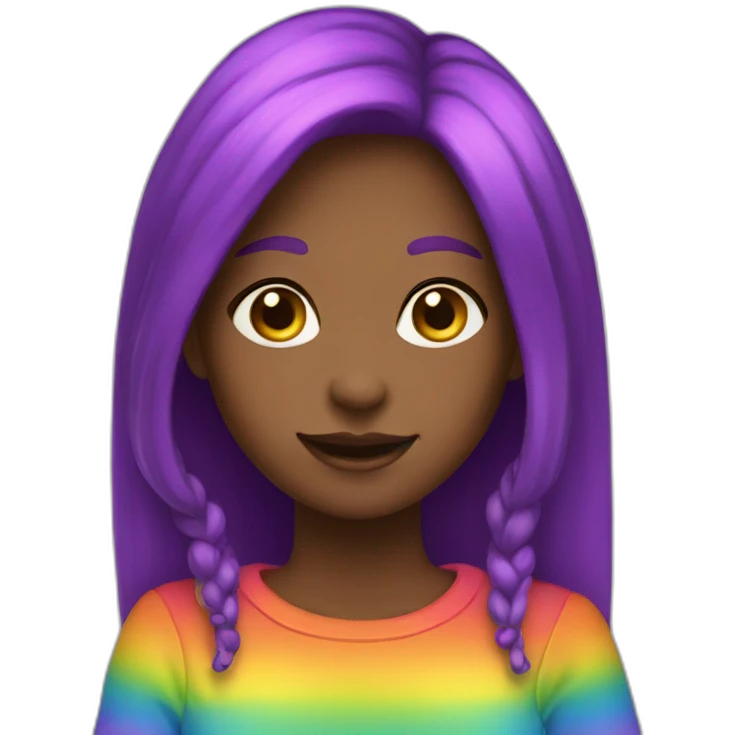 rainbow-girl emoji