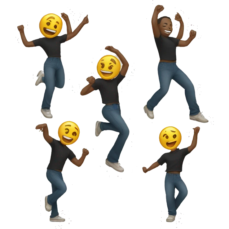Personas bailando  emoji
