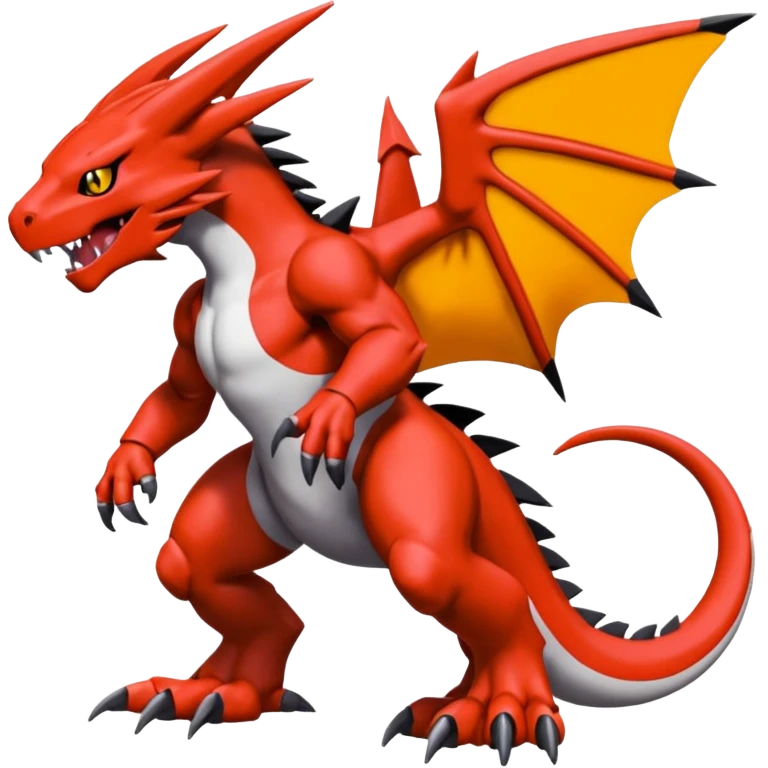 Guilmon-Bulkmon-Canoweissmon-Darkdramon-Cybermon-Digimon-creature emoji