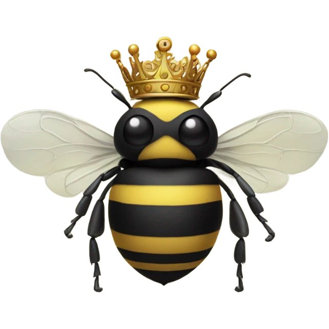 Bumblebee with the crown  emoji