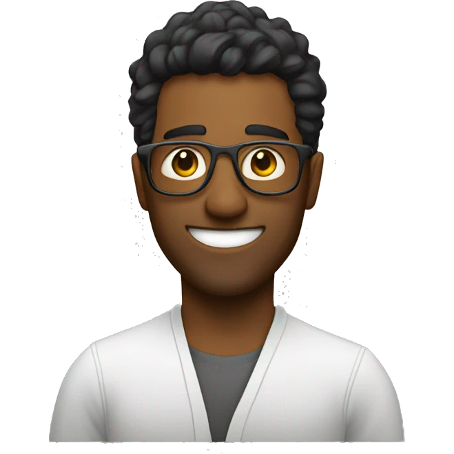 Dit making a selfie emoji