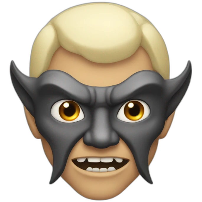 Démon qui es avec des ails emoji