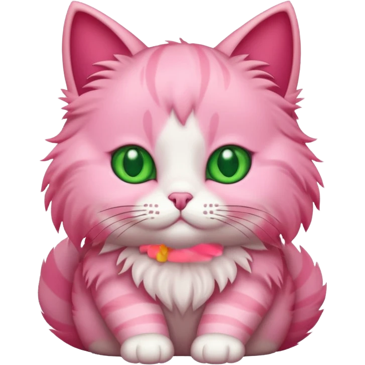 Pink cat emoji