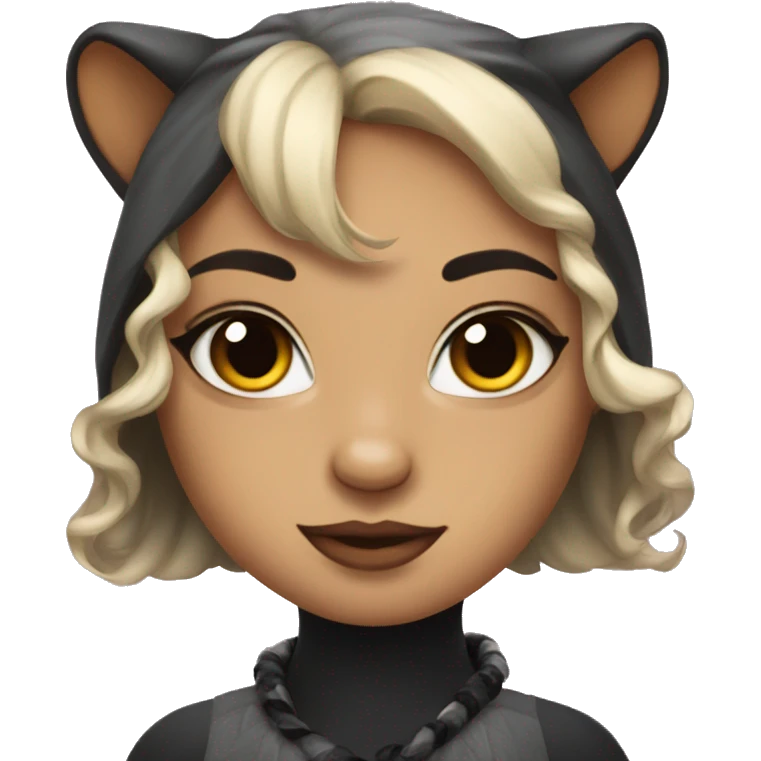Panther wearing both and she is coquette emoji